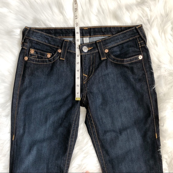 TRUE RELIGION Dark Wash Straight Leg Jeans! 29 - Picture 5 of 8